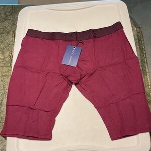 Men's Maroon Boxer Briefs